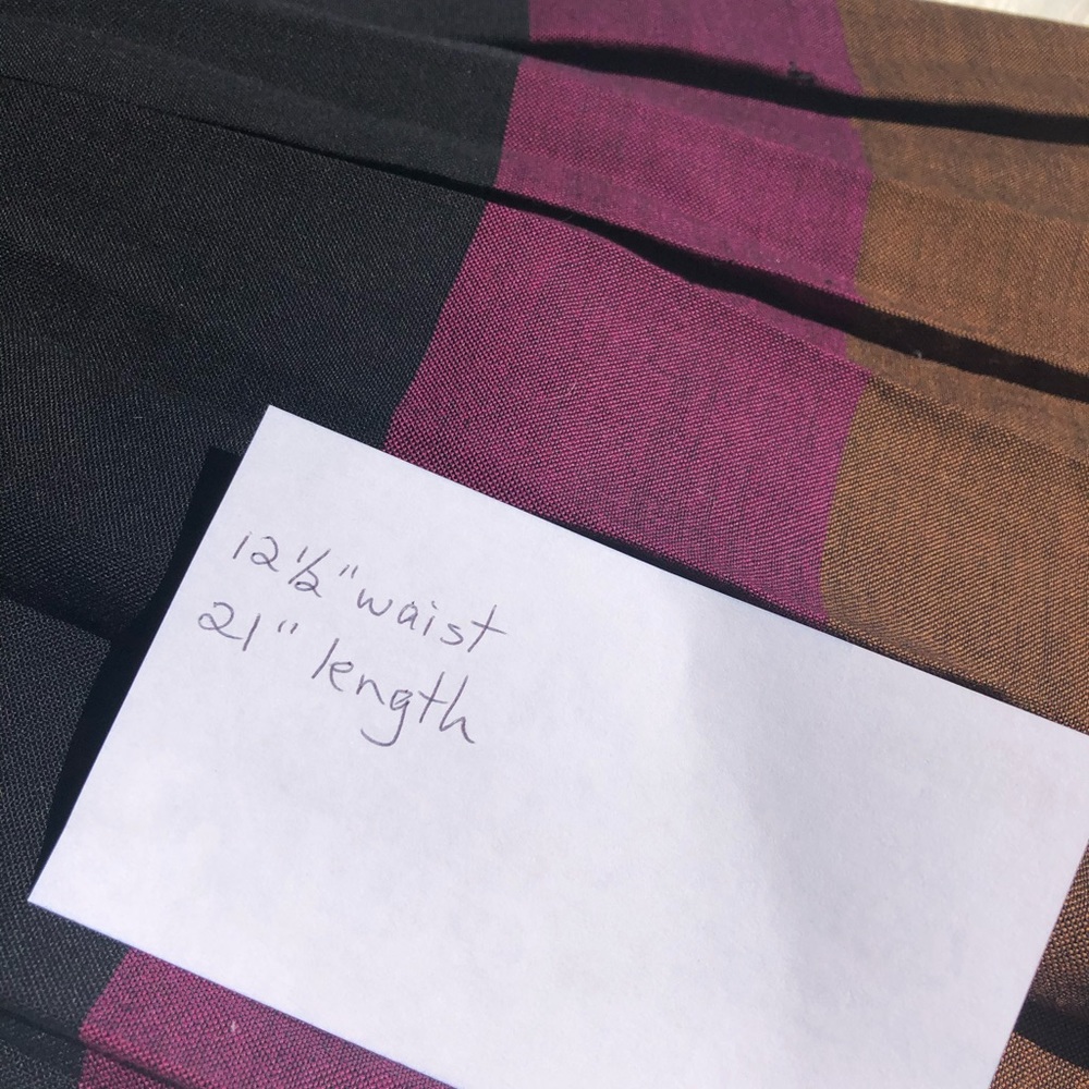 Perfect Autumn Vintage pleated skirt - Picture 4 of 12